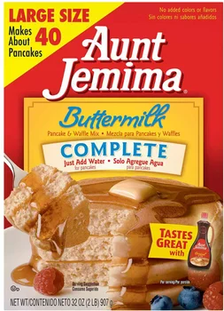 Aunt Jemima Buttermilk Complete Pancake & Waffle Mix, 32 oz