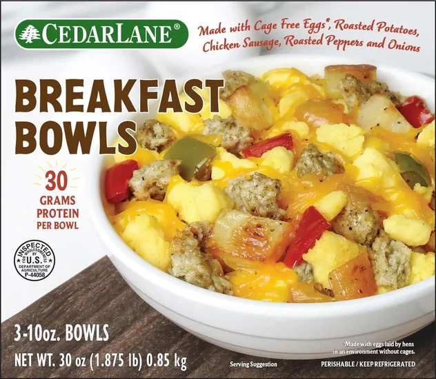 Cedarlane Breakfast Bowls, 10 oz, 3-count