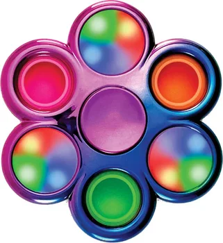 Colorful LED Light Up Fidget Spinner, 1 ct