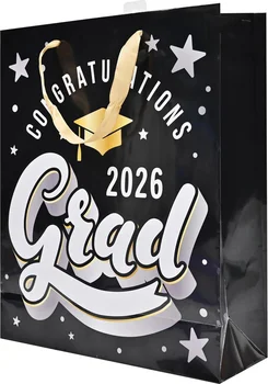 Congratulations 2026 Grad Black Gift Bag