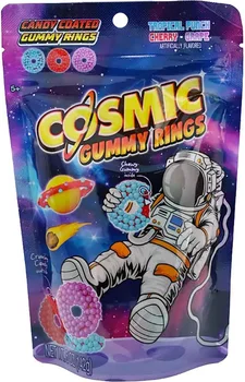 Cosmic Candy Coated Gummy Rings, 5 oz