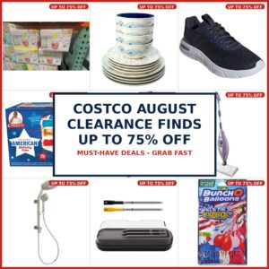 Costco August 2026 Clearance Finds—Up to 75% Off Must-Have Deals
