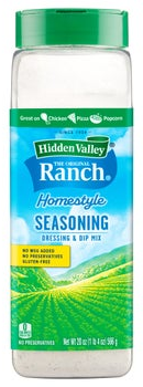 Hidden Valley Ranch Homestyle Seasoning, Dip and Salad Dressing Mix, 20 oz