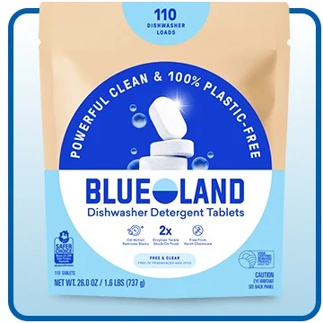Blueland Dishwasher Detergent Tablets, 110-Count