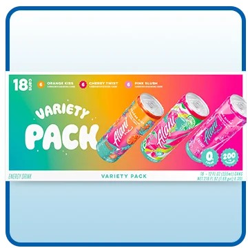 Alani Nu Energy Drink, Variety Pack, 12 fl oz, 18-Count