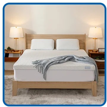 Serenity by Tempur-Pedic 3” Cooling Memory Foam Mattress Topper, Queen OR King