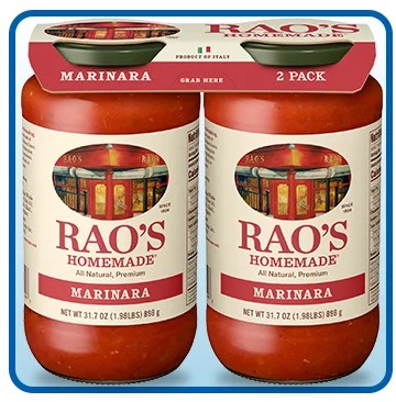 Costco grocery pick 12: Rao’s Homemade Marinara Sauce, 31.7 oz, 2-Count