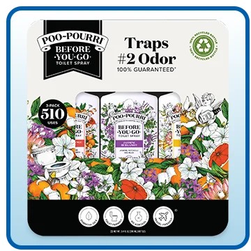 Poo-Pourri Toilet Spray, Variety Pack, 3.4 fl oz, 3-Count