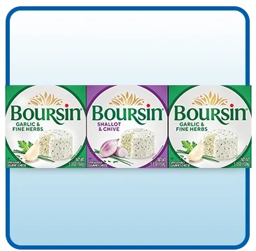 Boursin 5.3 oz, 3-Count Package