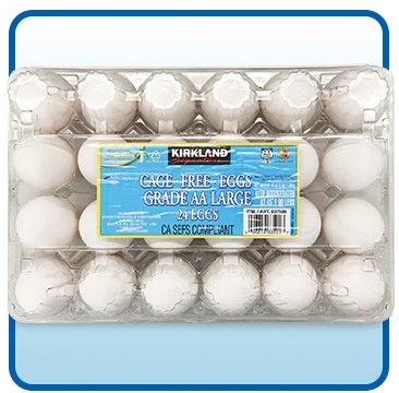 Costco grocery pick 5: Kirkland Signature Cage Free Eggs, Large, 2 OR 5 Dozen