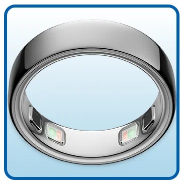 Costco July new returning item 10: Oura Ring 5 Silver Smart Ring Bundle: Additional Charger + A