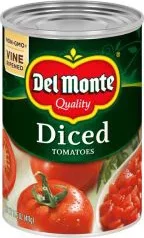 Del Monte Canned Diced Tomatoes, 14.5 oz