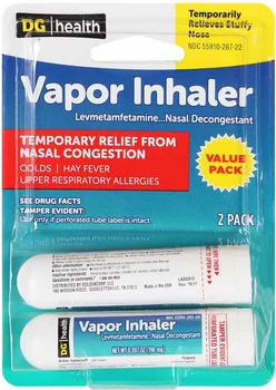 DG Health Vapor Inhaler, 2 ct