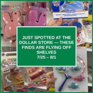 Just Spotted at the Dollar Store — These Finds Are Flying Off Shelves (7/25 – 8/1)