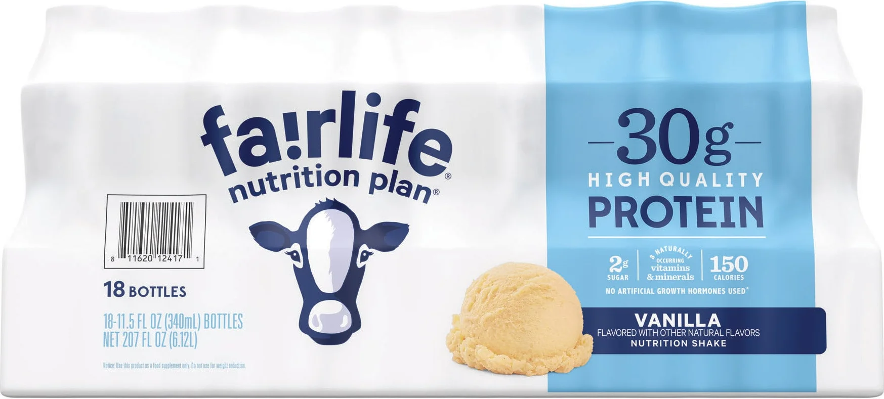 Fairlife Vanilla Protein Shakes