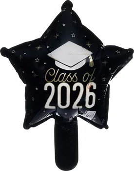 Graduation 2026 Stick Balloons, Assorted