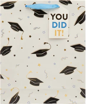 Graduation White Gift Bag