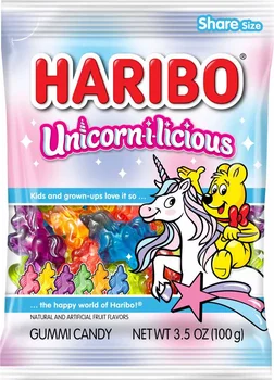 Haribo Unicornilicious Gummi Candy, 3.5 oz