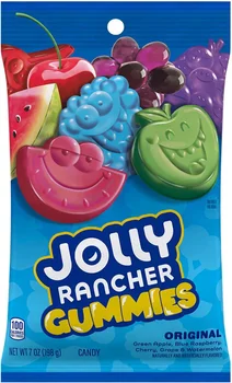 Jolly Rancher Gummies Assorted Fruit Flavored Candy, 7 oz