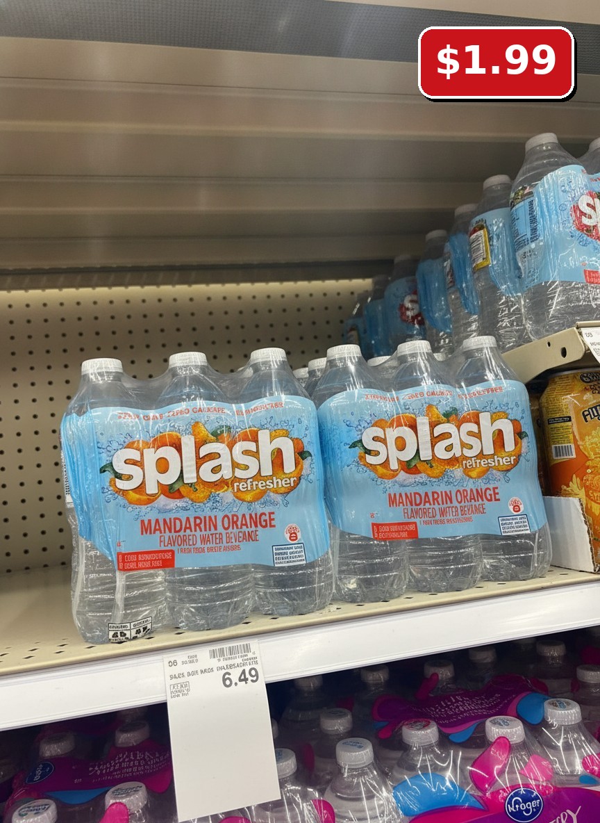 Splash Refresher Mandarin Orange Flavored Water Beverage