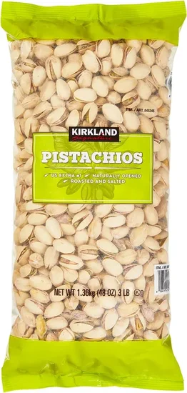 Kirkland Signature In-Shell Pistachios, Salted, 3 lbs