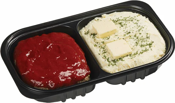 Kirkland Signature Meatloaf with Yukon Gold Mashed Potatoes