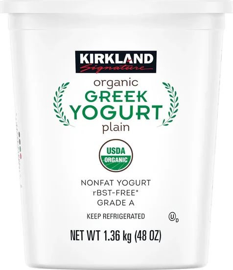Kirkland Signature Organic Greek Yogurt, 48 oz