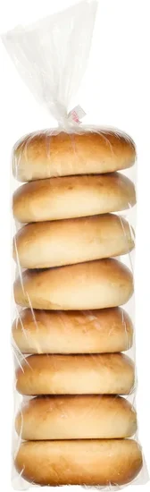 Kirkland Signature Plain Bagels, 8-count