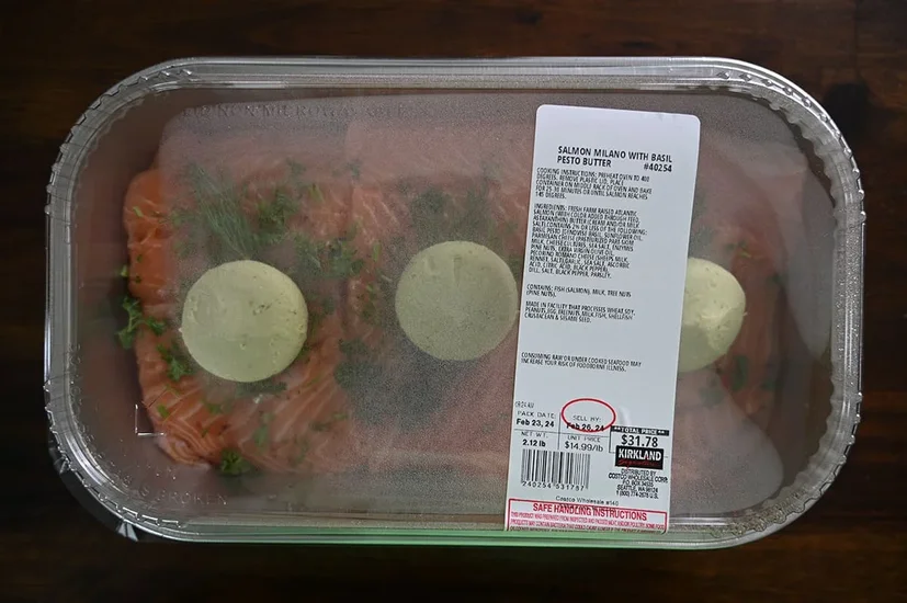 Costco product got worse 14: Costco-content – Kirkland Signature Salmon Milano With