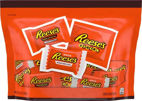 Reese's Assorted Flavored Peanut Butter Candy Bag, 9.19 oz