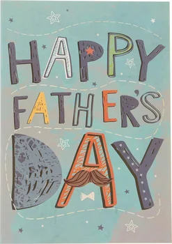 Star Jumbo Father's Day Card