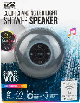 Tech Ave Color Changing LED Light Shower Speaker, Assorted