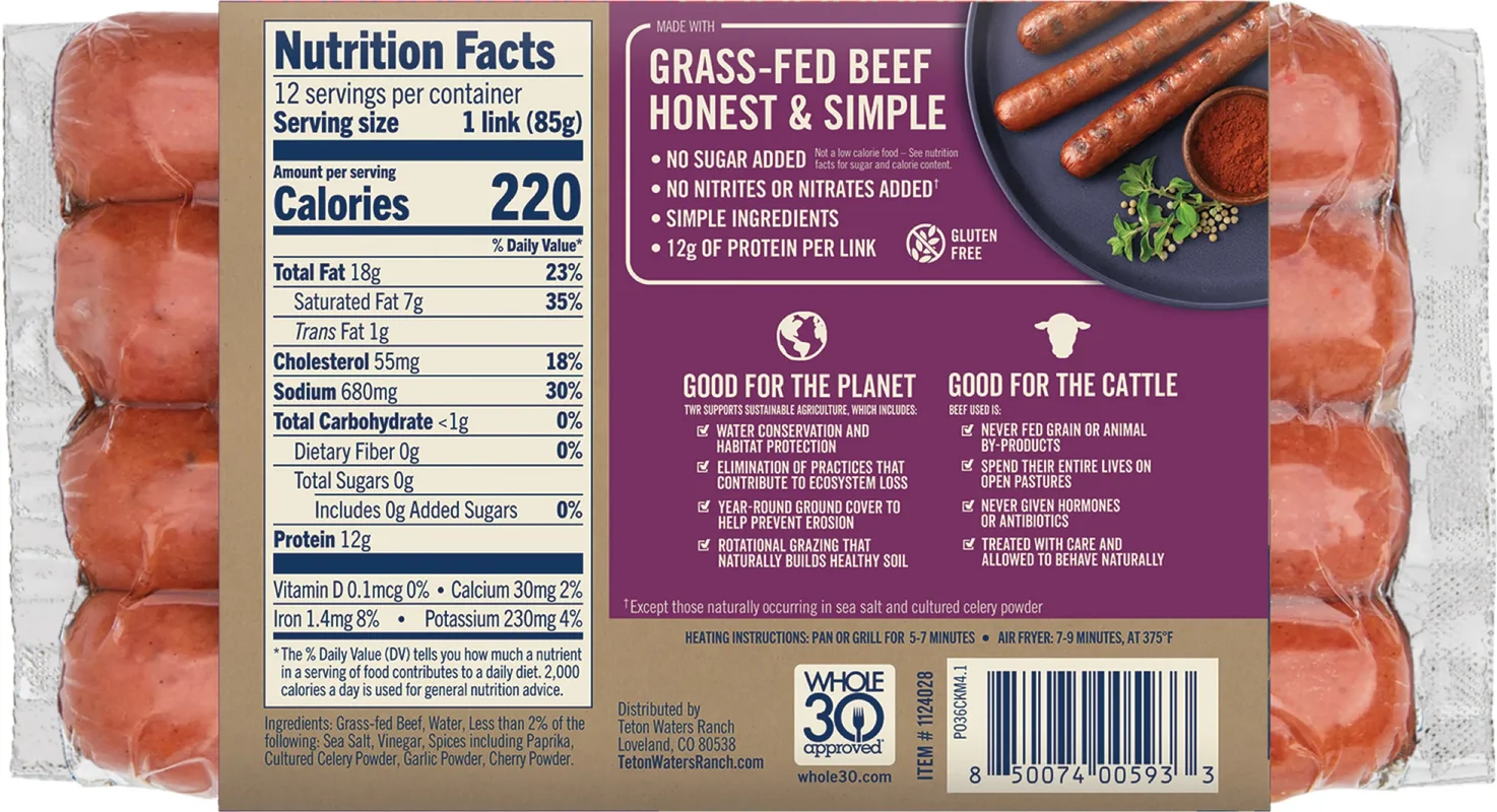 Teton Waters Ranch Polish Sausages