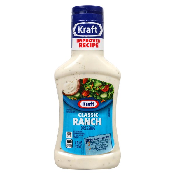 Kraft Salad Dressings (Thousand Island, Ranch, Zesty Italian, etc.) - $1.25–$1.50 - Kraft