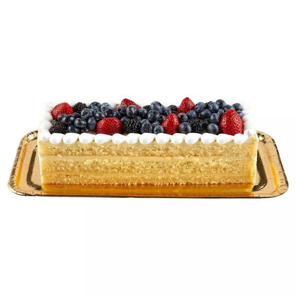 1. Member’s Mark Vanilla Chantilly Cream Bar Cake
