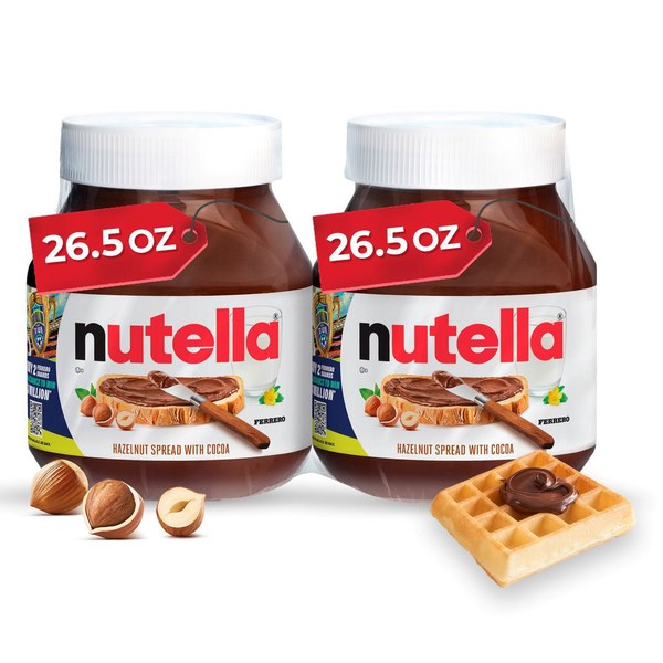 Nutella Hazelnut Spread with Cocoa (2-pack) - Regular → $9.98