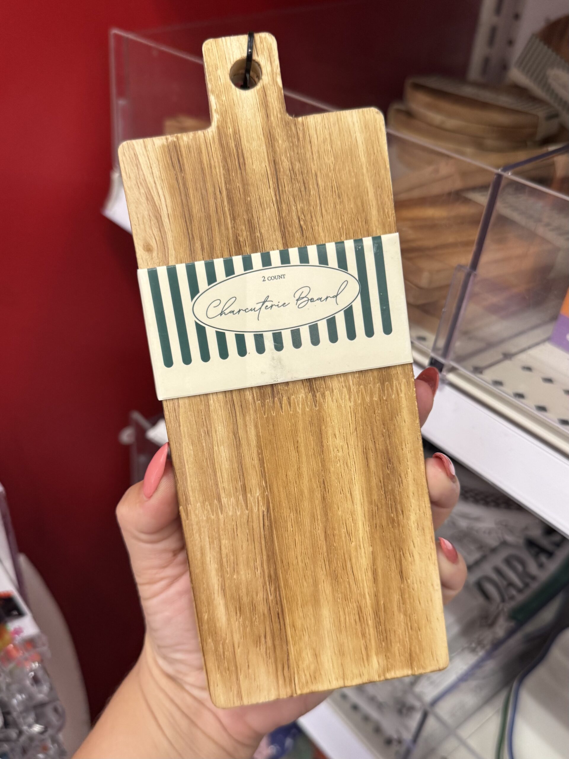 2pk Mini Charcuterie Boards Rectangle - in store