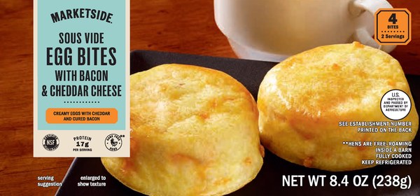 Marketside Sous Vide Bacon & Cheddar Egg Bites