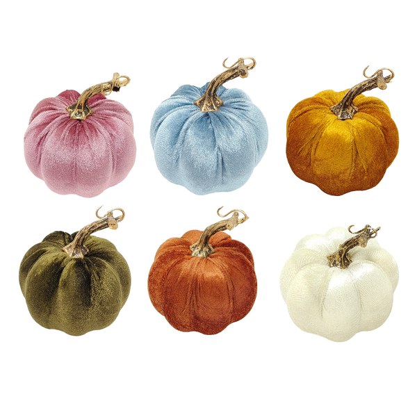 3. Decorative Velvet Pumpkins - $1.50