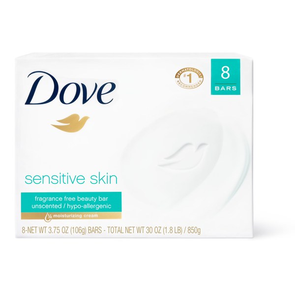 Dove Sensitive Skin Beauty Bars / Moisturizing Bars - $1.25 - Dove