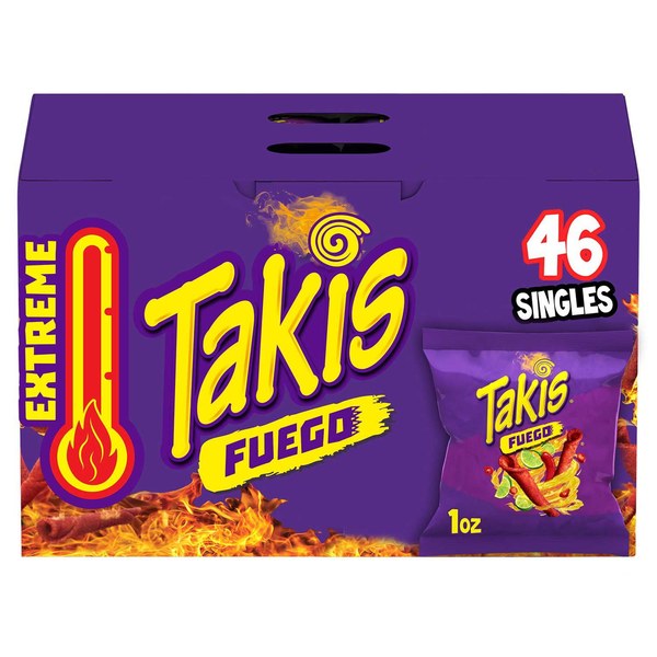 Takis Fuego Rolled Tortilla Chips (46 ct) - Regular → $15.28
