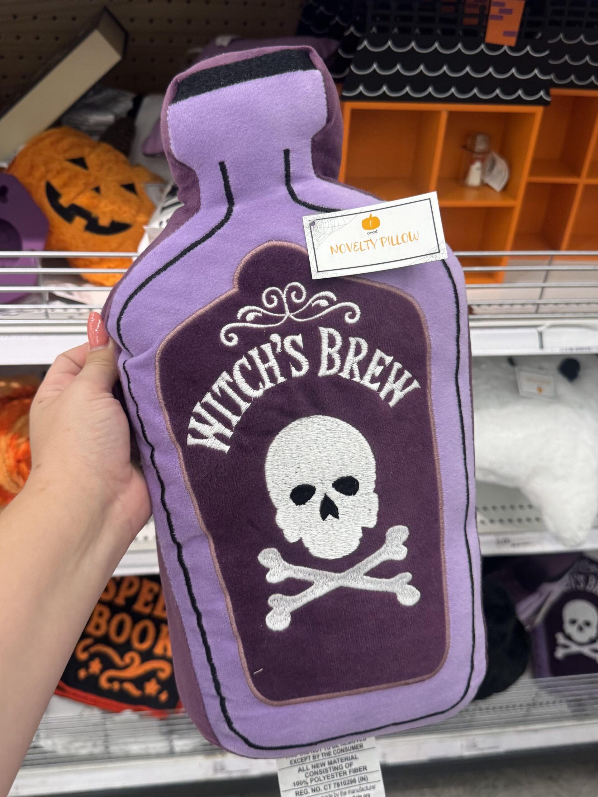 Hyde & Eek! Witch's Brew Novelty Pillow - in store