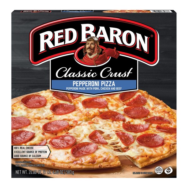 7. Red Baron Classic Crust Pepperoni Pizza — Around $5