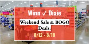 Winn-Dixie Weekend Sale & BOGO Deals: 8/12 - 8/18
