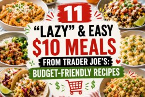 11 "Lazy" & Easy $10 Meals from Trader Joe's: Budget-Friendly Recipes