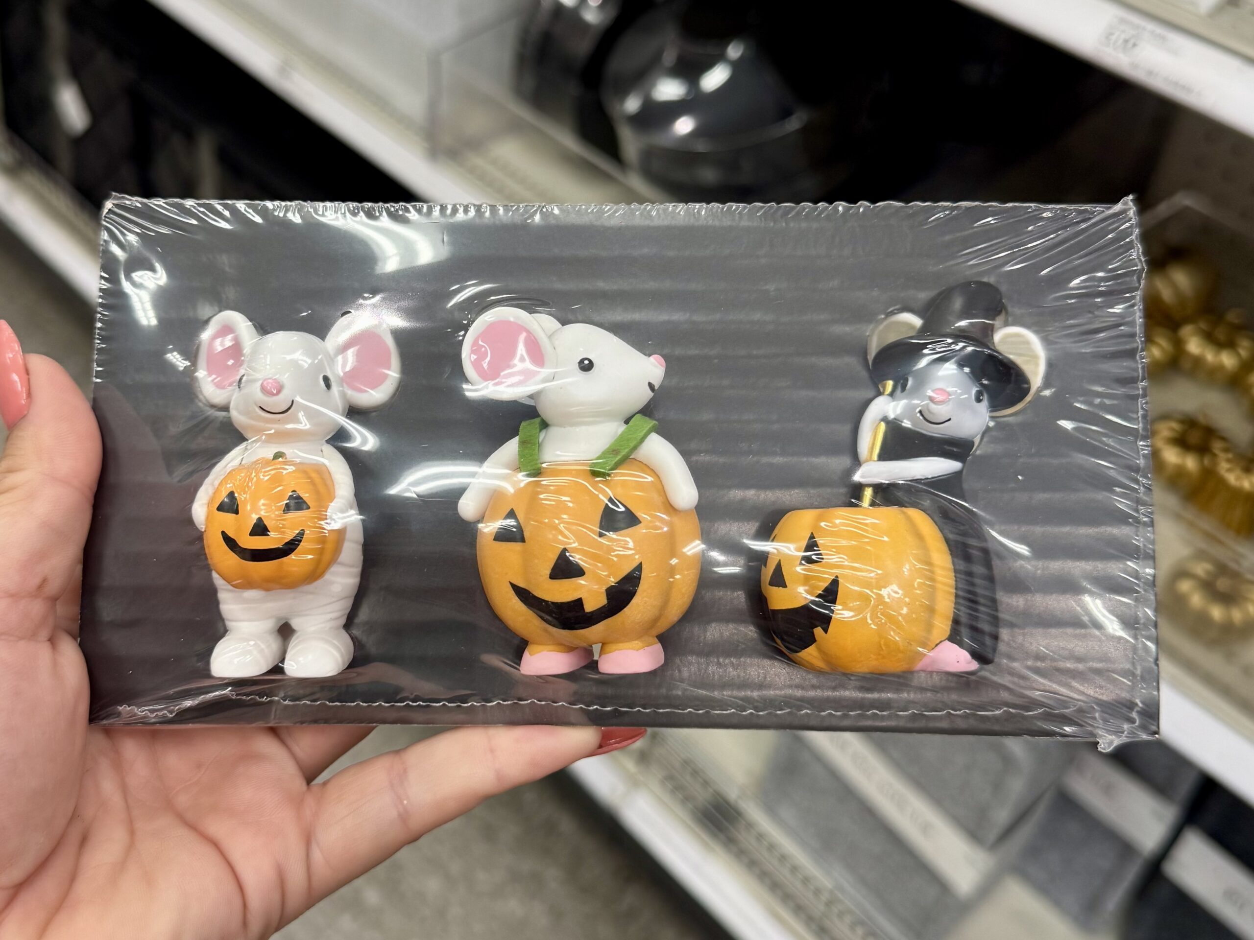 Halloween Decorative Mice - in store