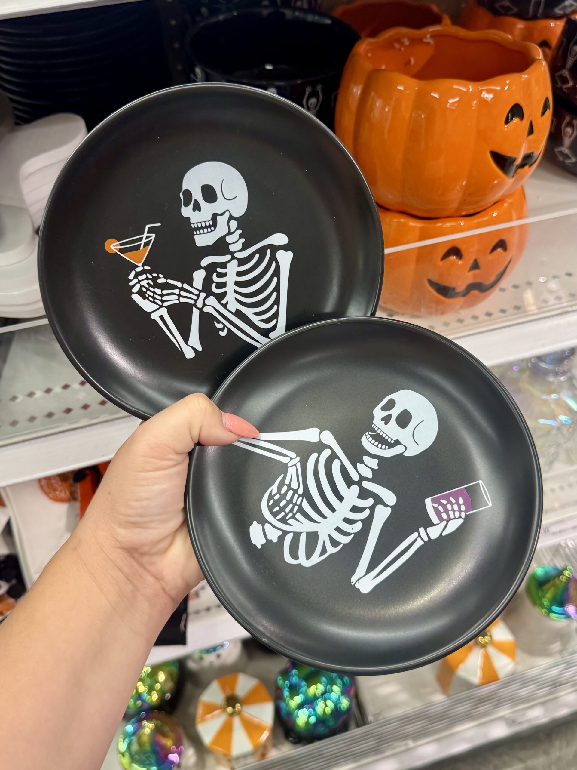 Hyde & EEK! Boutique Skeleton Plate - in store