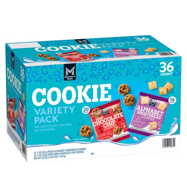 10. Member’s Mark Mini Cookies Variety Pack, 36 ct. — $9.98