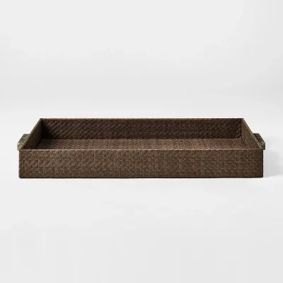 10" Rectangular Woven Tray - Threshold™ designed with Studio McGee
