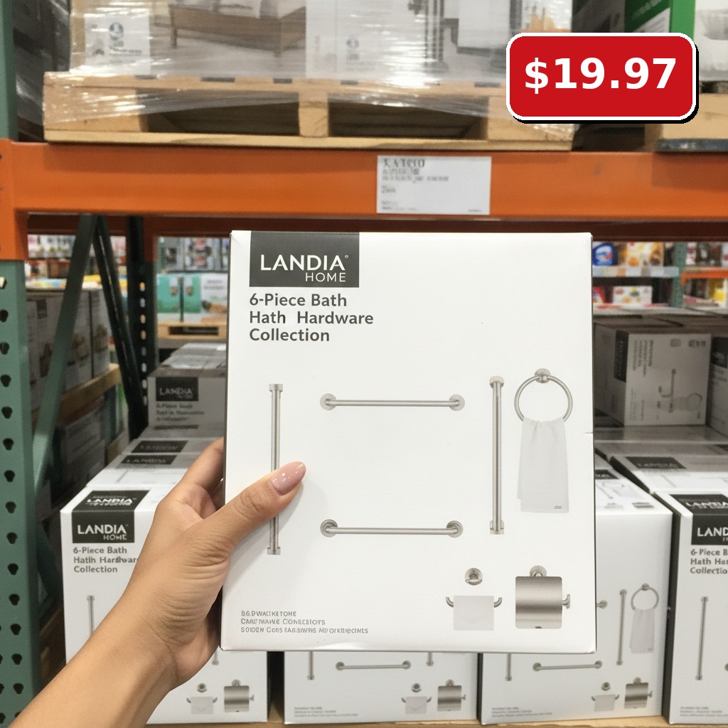 LANDIA HOME 6-Piece Bath Hardware Collection